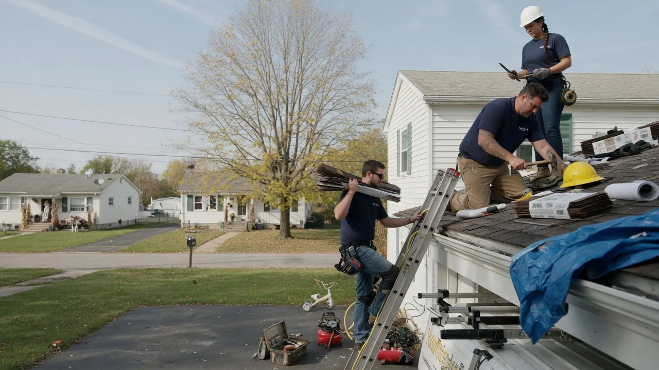 Local Roofing Contractors in Midlothian, IL near me